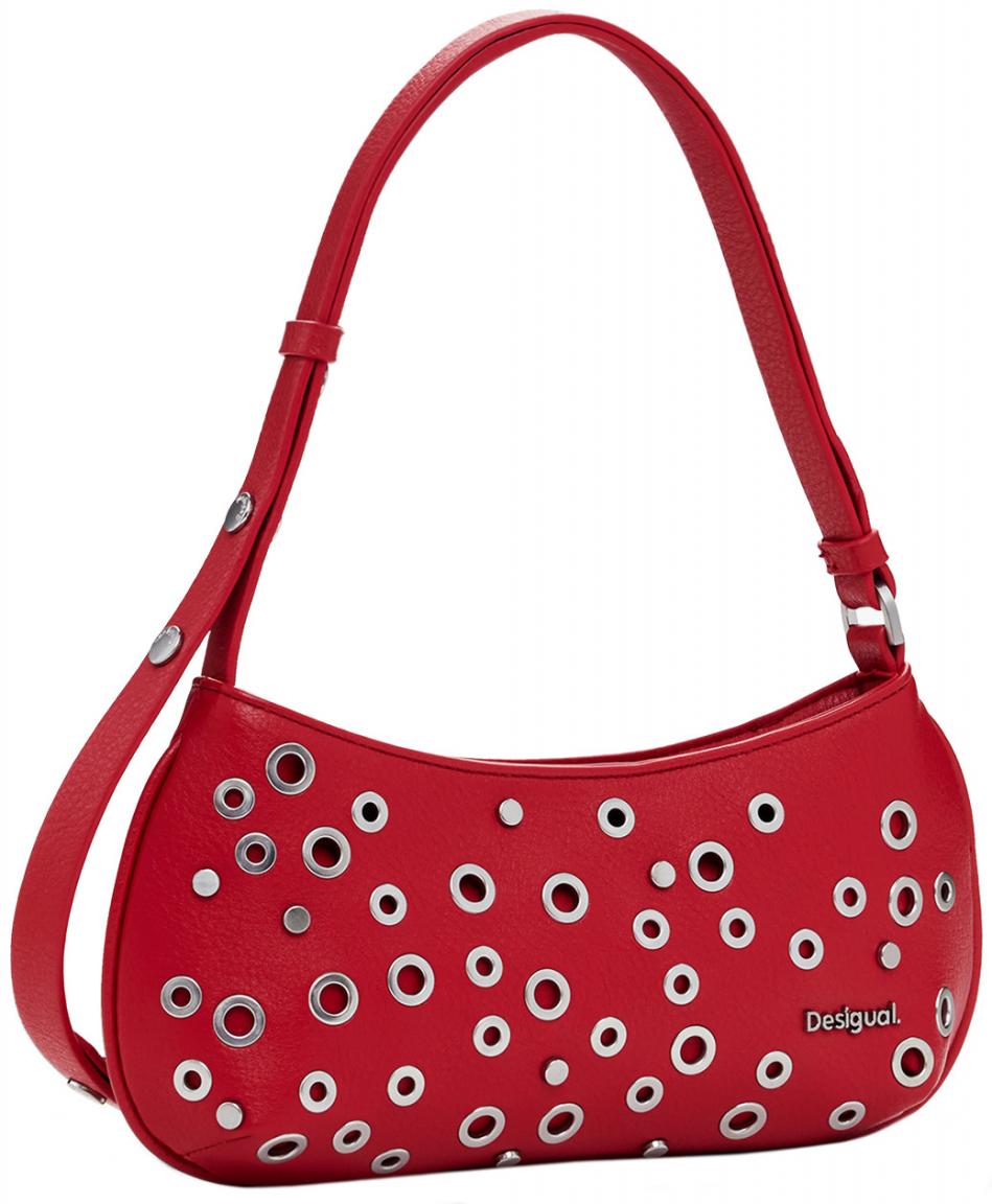 rockige kleine Umhängetasche Rebel Alsacia Clavel Red Desigual