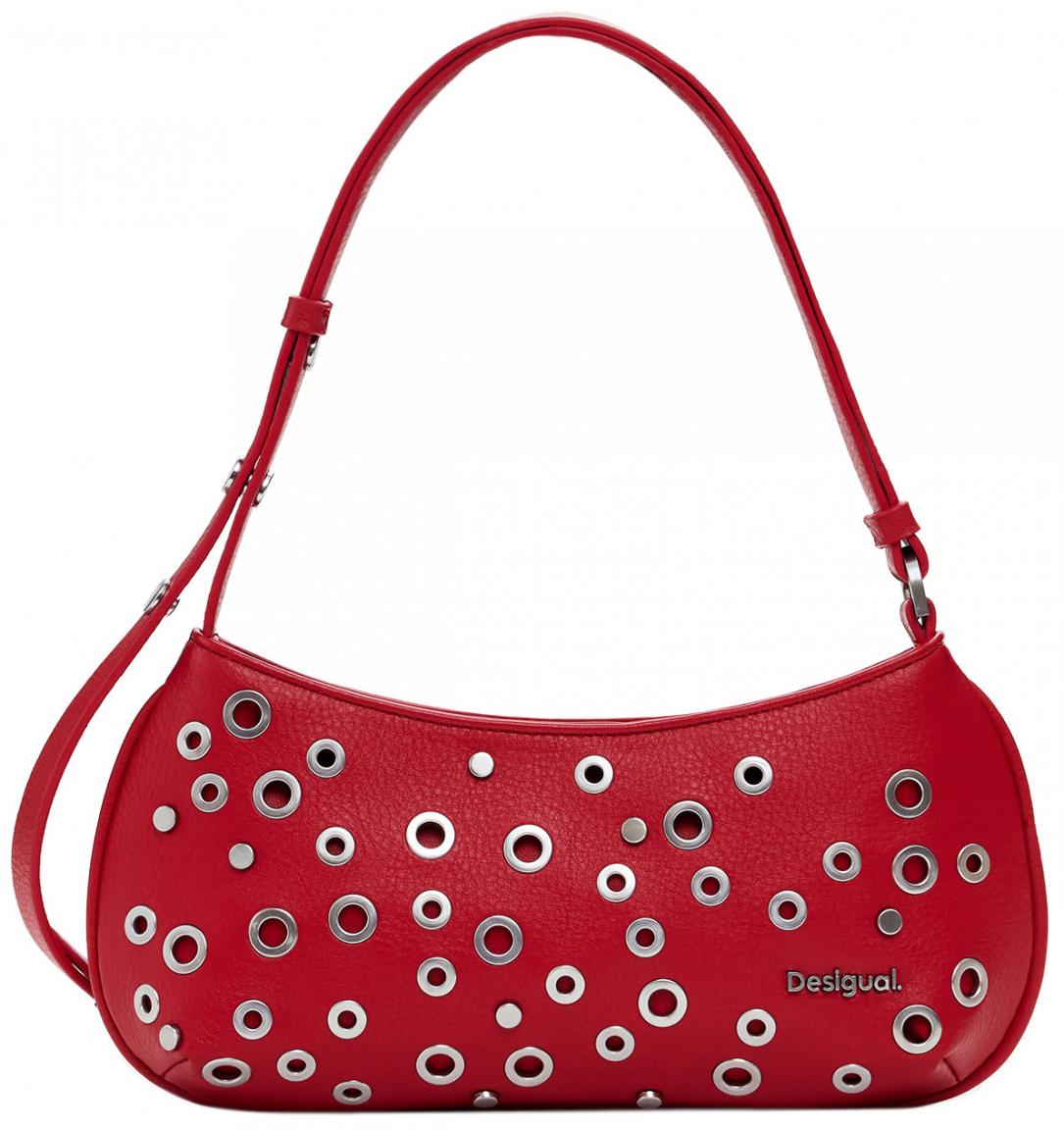 rockige kleine Umhängetasche Rebel Alsacia Clavel Red Desigual