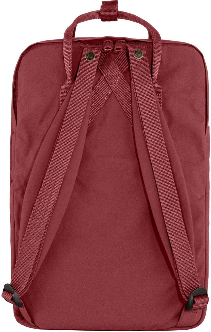 roter Schulrucksack Fjällräven Kanken Laptop 17 Ox Red Dunkelrot