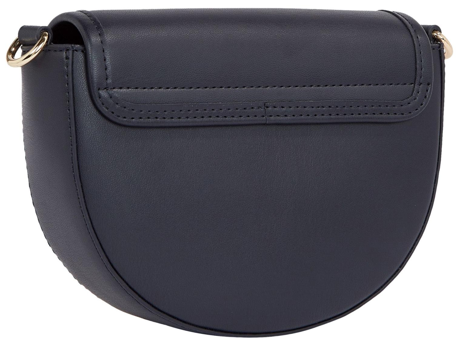 runde Damentasche mit Überschlag Dunkelblau Tommy Hilfiger
