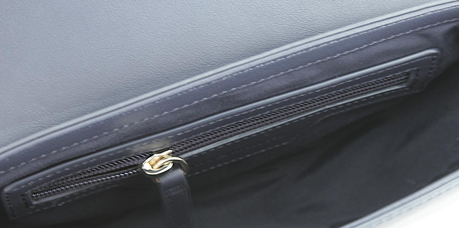 runde Damentasche mit Überschlag Dunkelblau Tommy Hilfiger