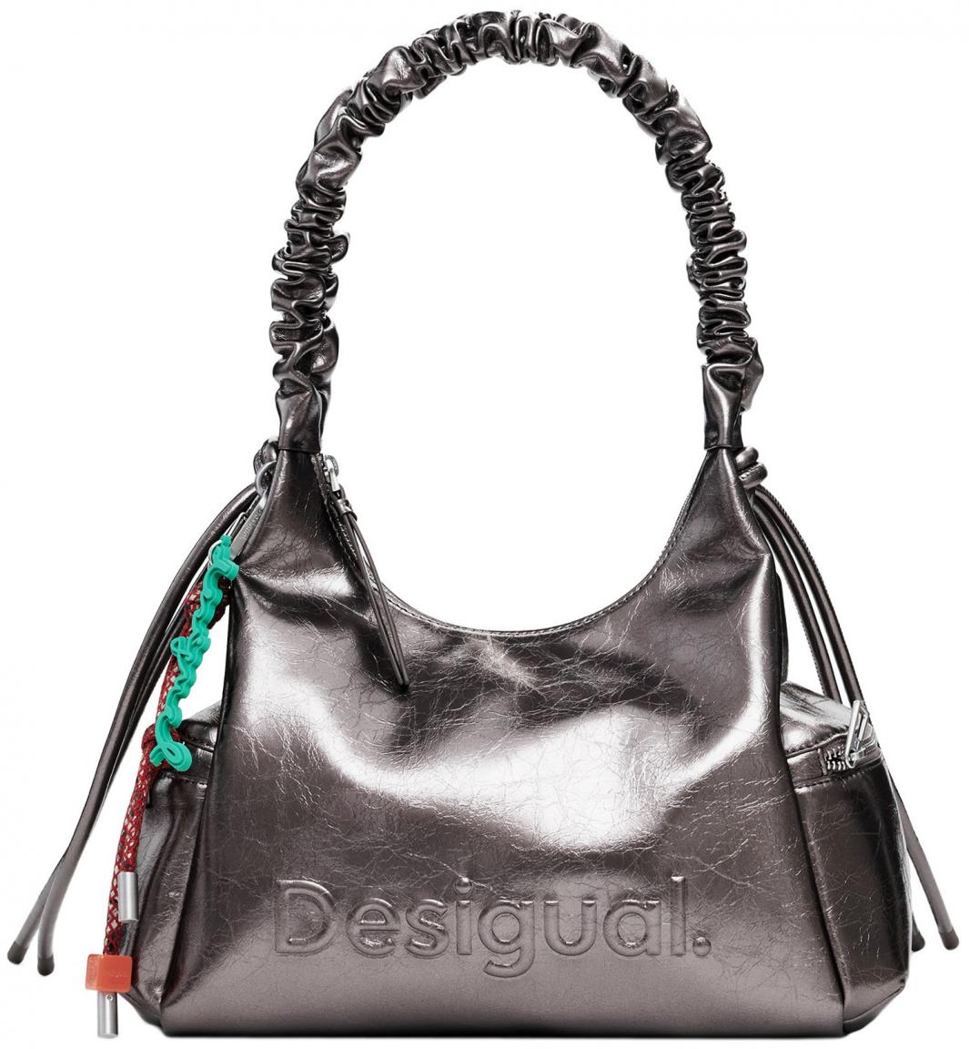 schimmernde Beuteltasche Montville Desigual Brushed Silver mettalic