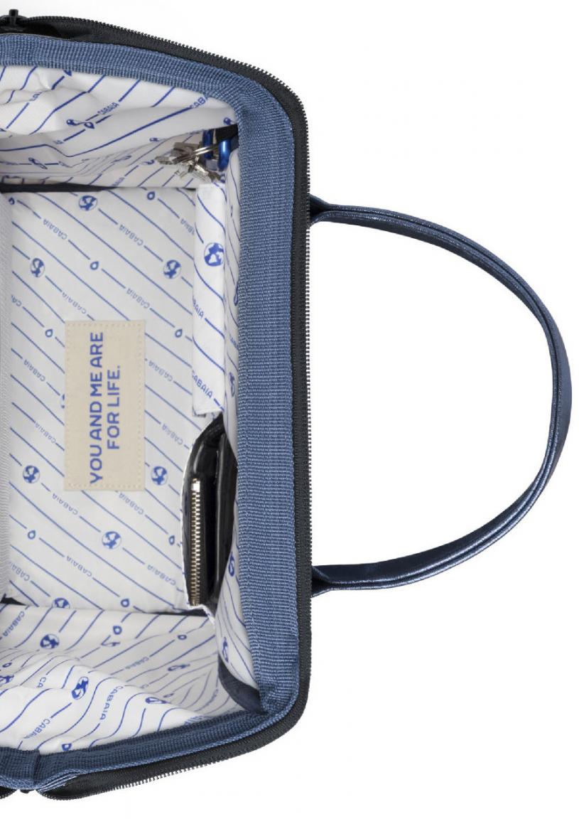 schimmernder Damenrucksack Cabaia navy Medium Larissa Adventurer