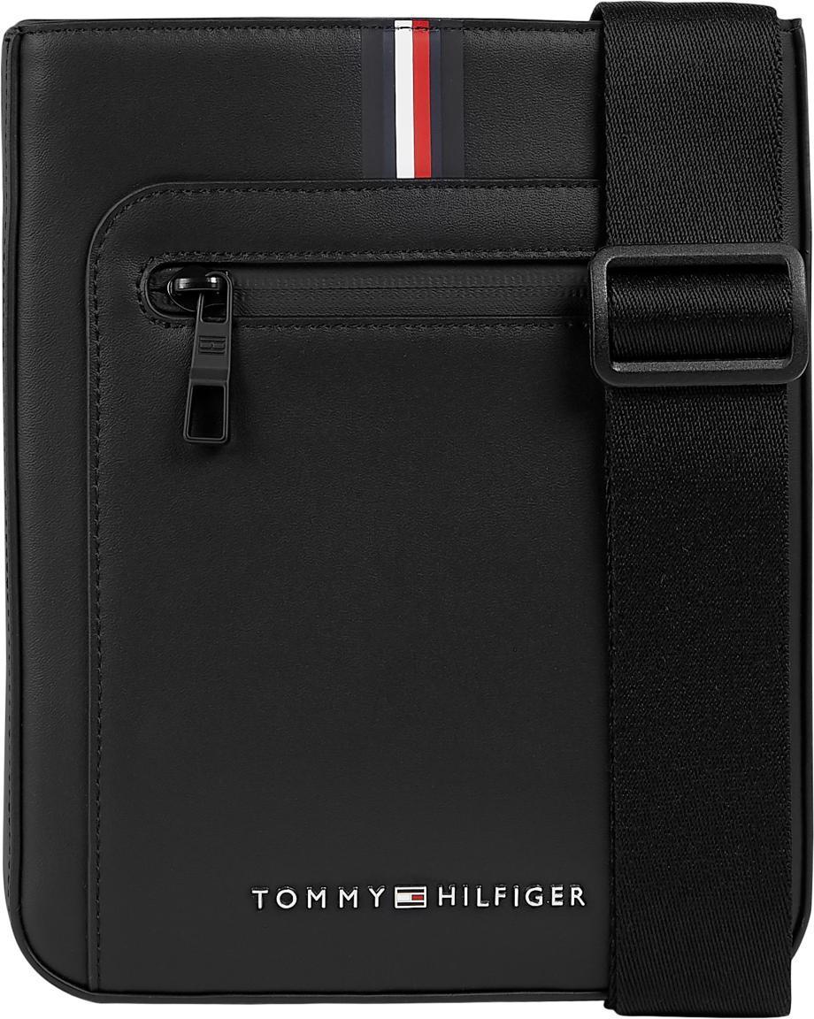 schmale Reportertasche Herren Tommy Hilfiger Commuter Mini Crossover schwarz Brandings