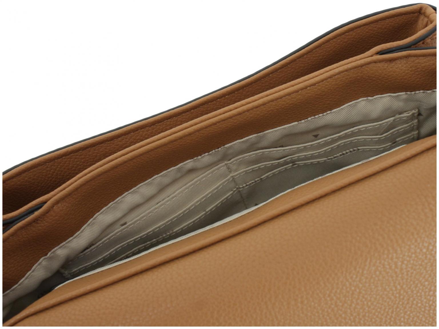 schwarz Überschlagtasche Logoapplikation Guess Calebra Crossbody Black