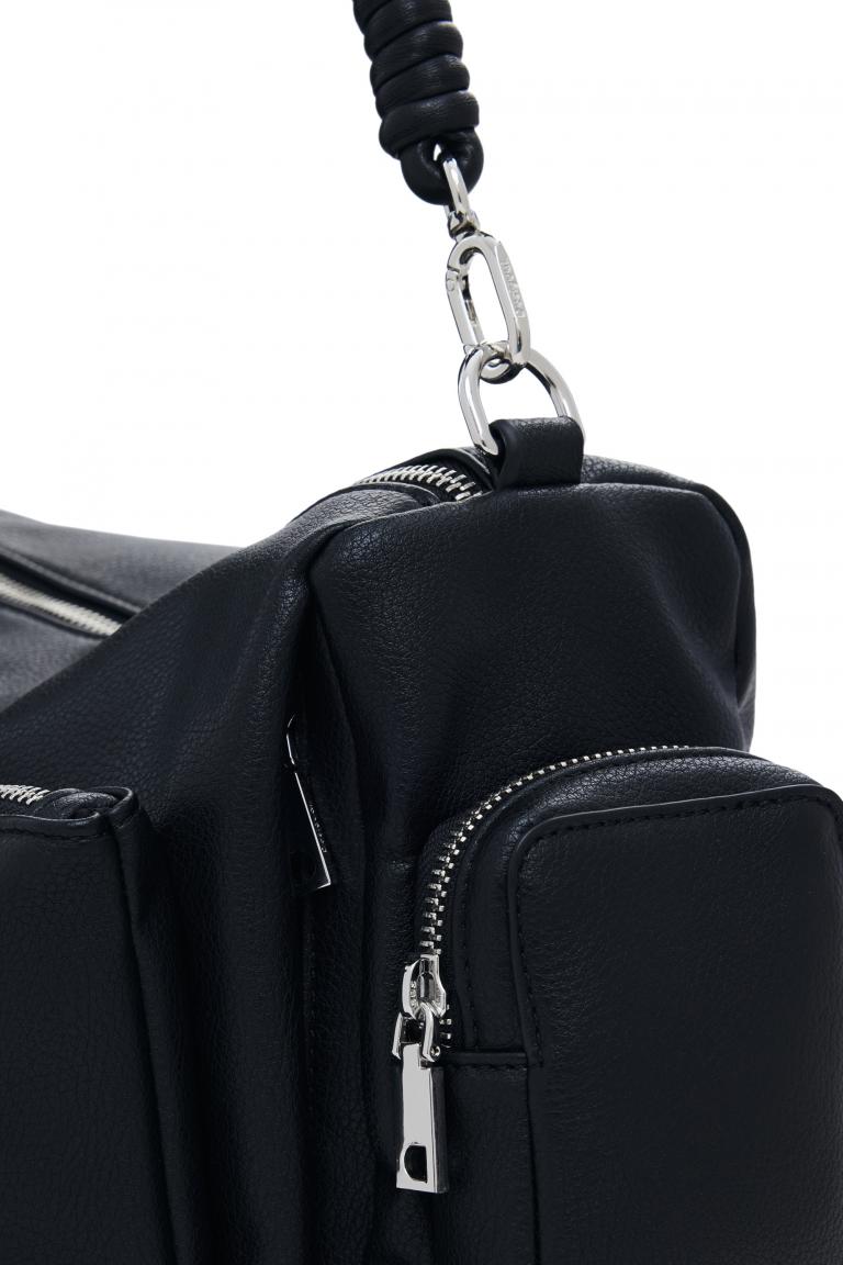 schwarze Desigual Habana Crossover Bag Logo 