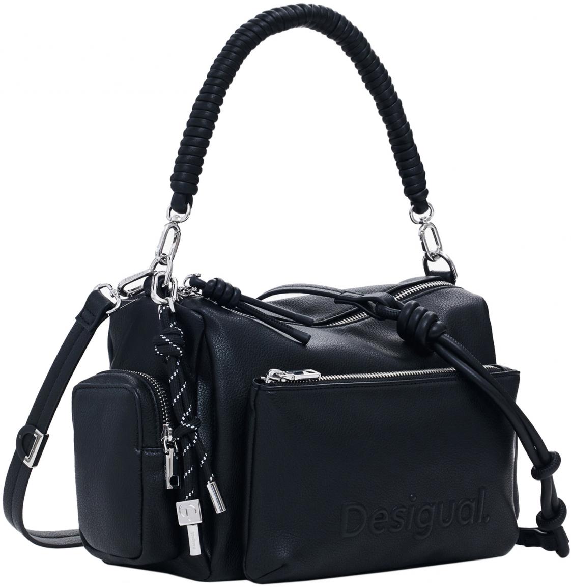 schwarze Desigual Habana Crossover Bag Logo