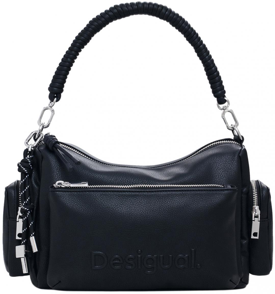schwarze Desigual Habana Crossover Bag Logo