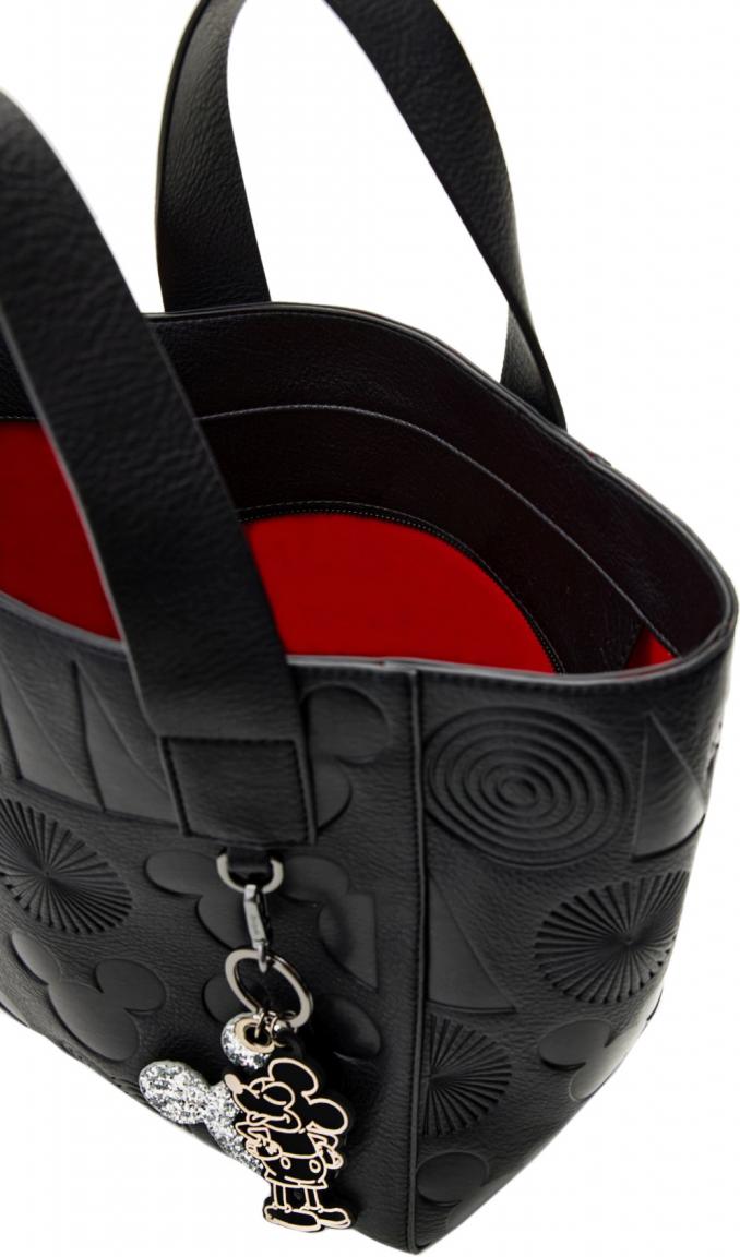 schwarze Desigual Shoppertasche All Mickey Negro Valdivia