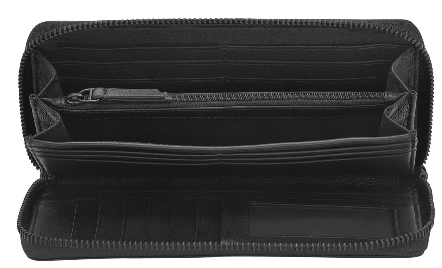 schwarze Geldtasche Liebeskind Berlin Chelsea Gigi RFID Schutz Black