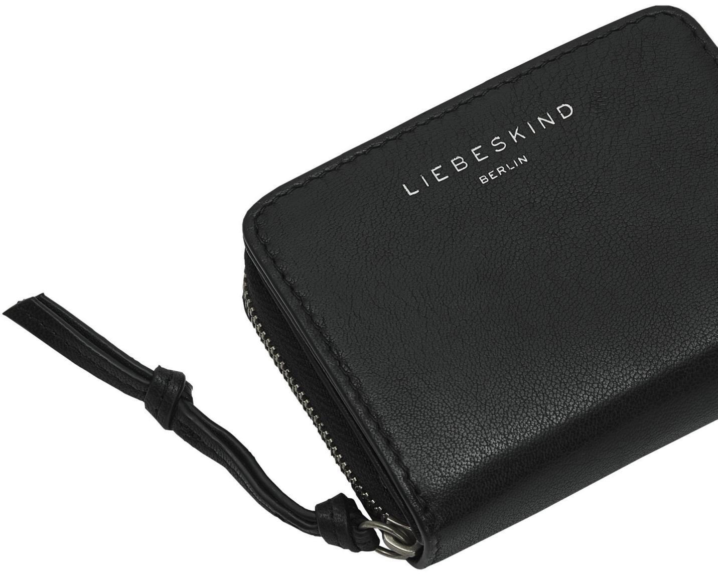 schwarze Ledergeldtasche Liebeskind Berlin Black RFID Schutz Annie Alexis