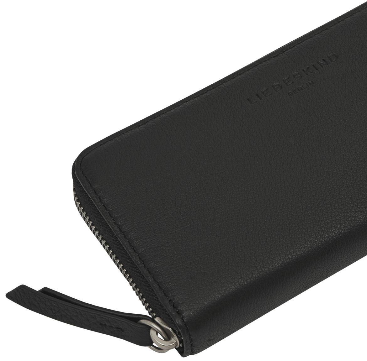 schwarze Liebeskind Berlin Geldtasche RFID Schutz Black Basic Sally