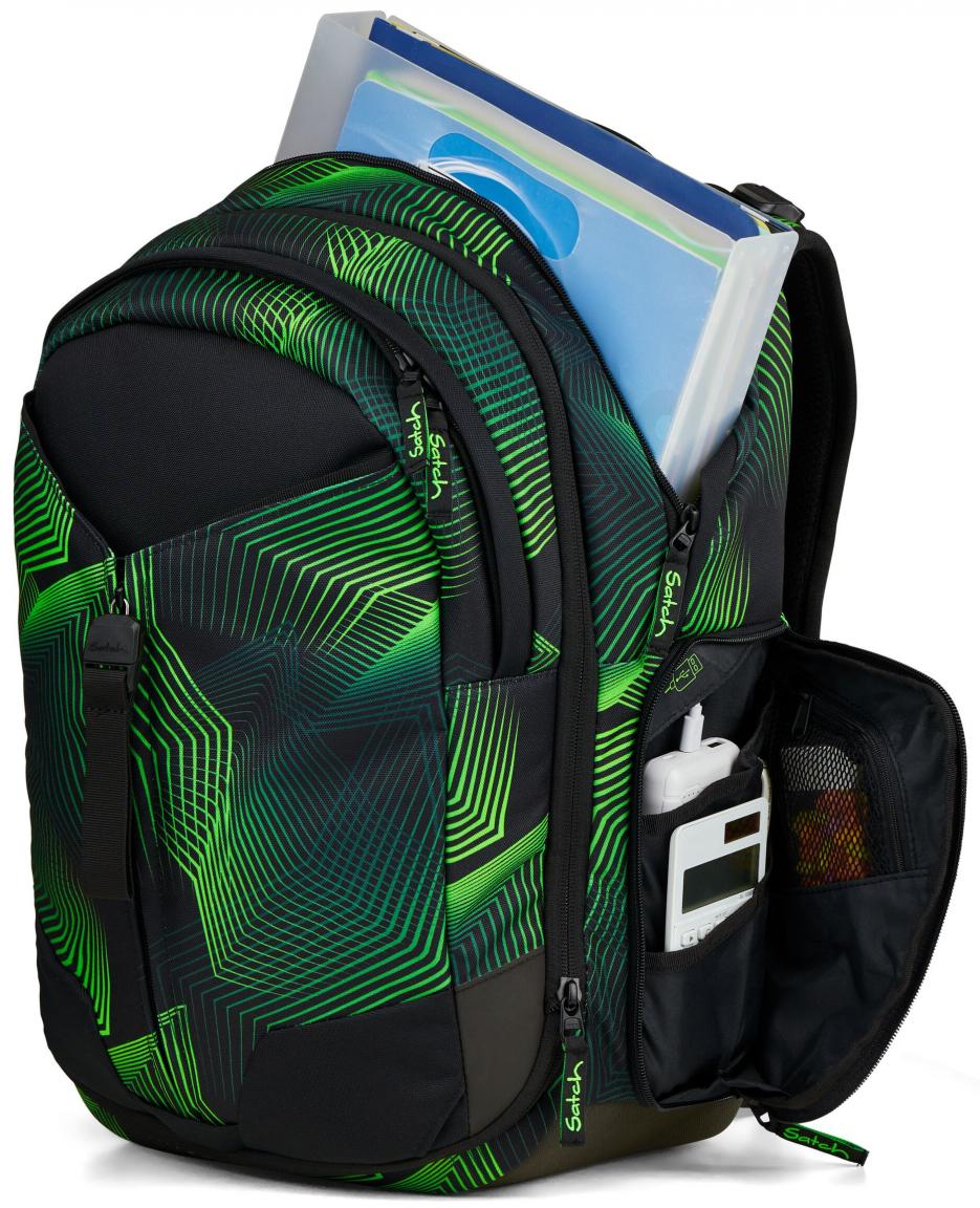 schwarze Satch Schultasche Match Blackjack recycelt