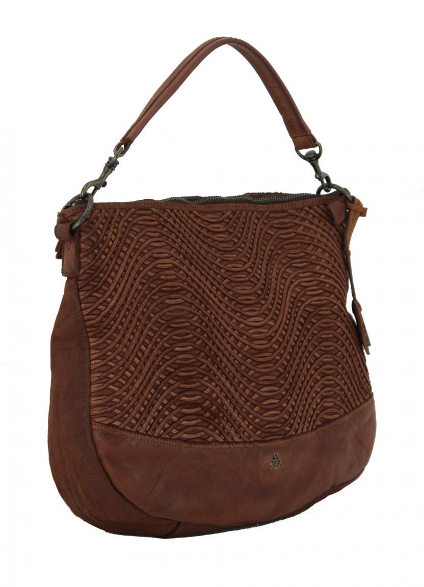 schwarze Schultertasche Wellenmuster Bella Harbour2nd Ash New Lines