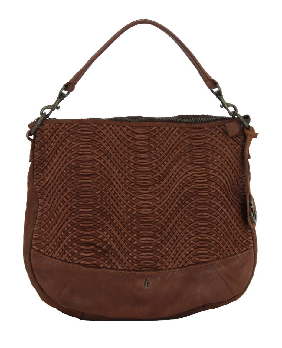 schwarze Schultertasche Wellenmuster Bella Harbour2nd Ash New Lines