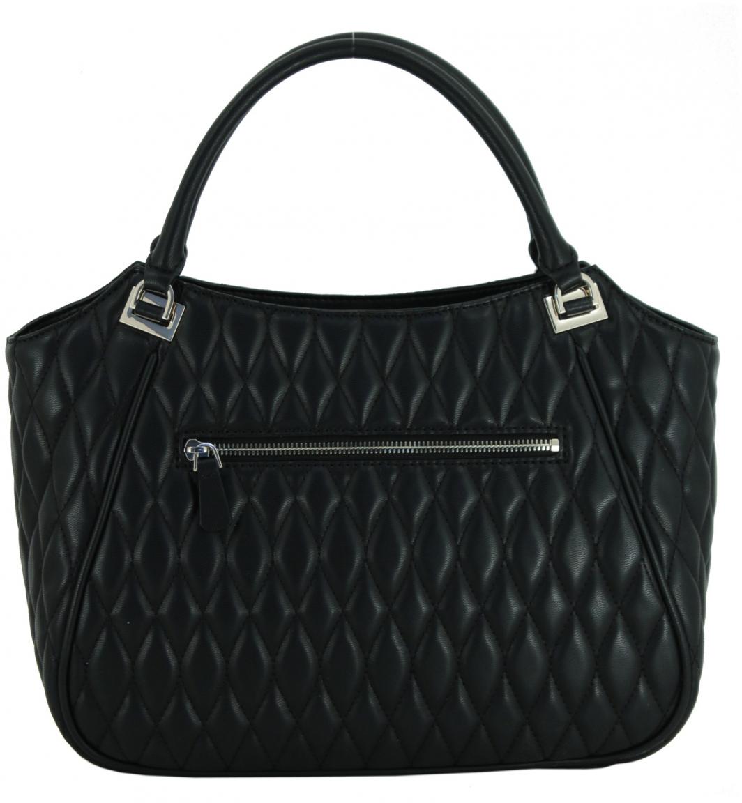 schwarze Stepptasche Guess Valla Tote Bag Black