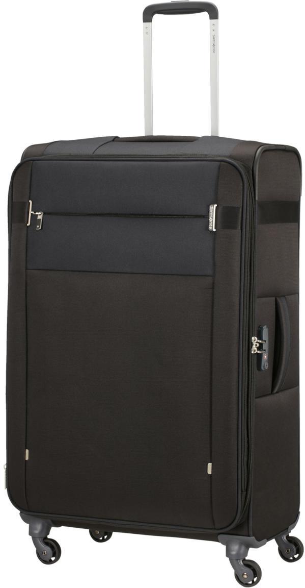 schwarzer Reisetrolley Spinner 4-Rad schwarz Samsonite Citybeat L 78cm