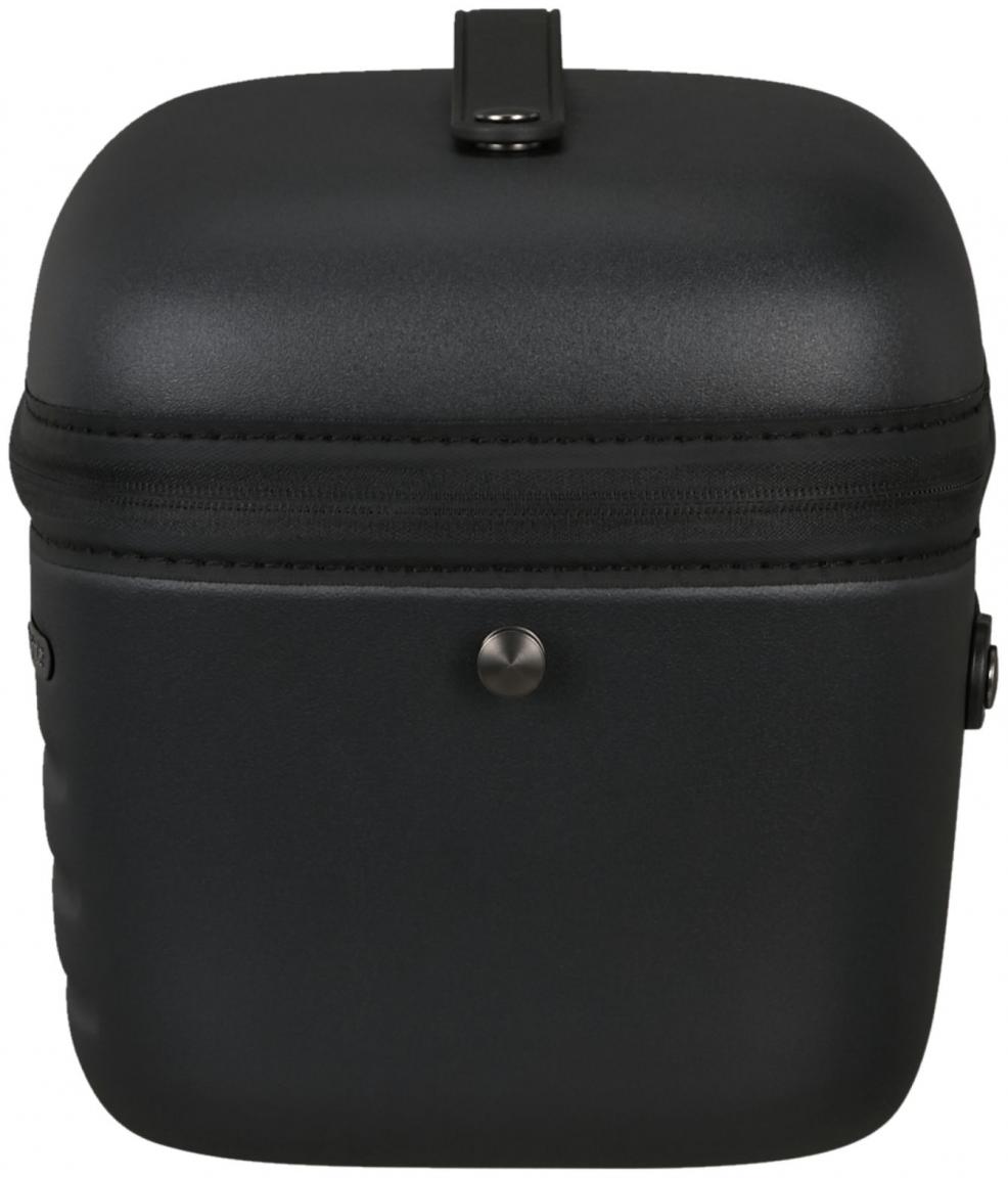 schwarzes Hartschalen Samsonite Beauty Case Stackd Black