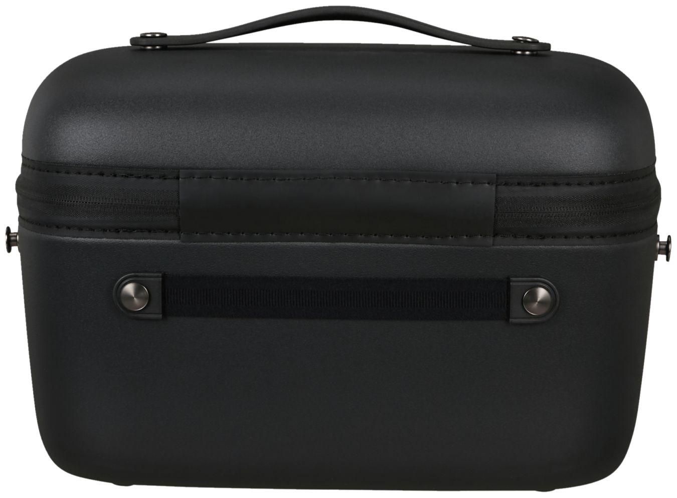 schwarzes Hartschalen Samsonite Beauty Case Stackd Black
