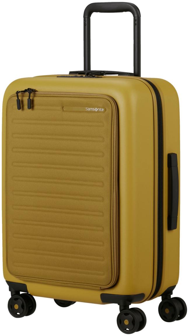 senfgelber Handgepäckkoffer Samsonite StackD Easy Access S 55cm