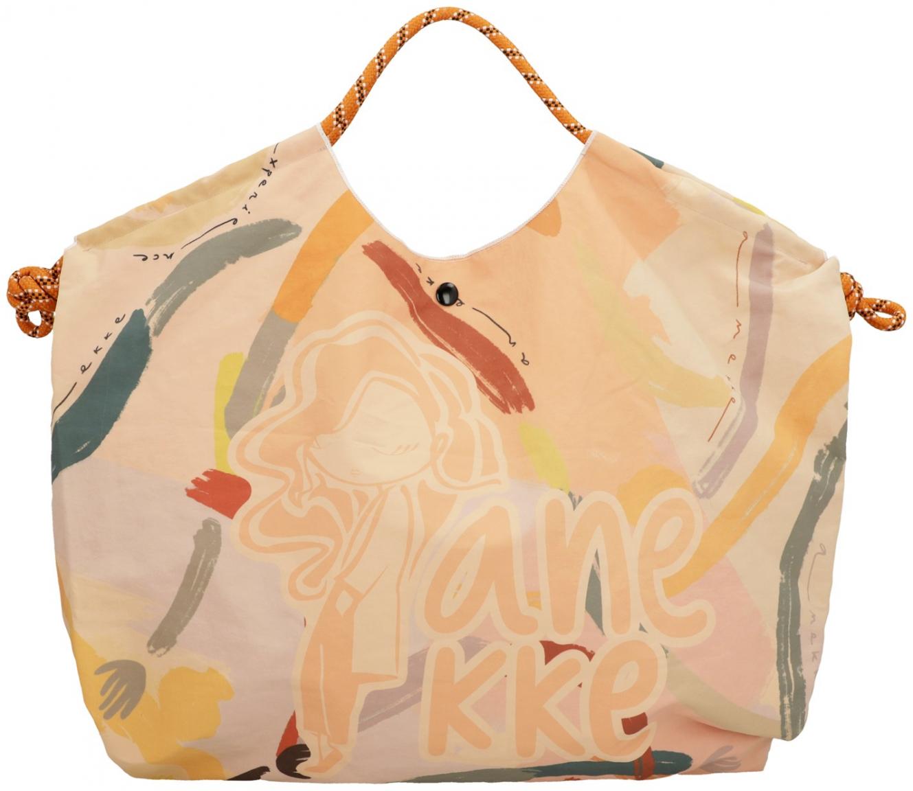 sommerliche Strandtasche orange rosa Anekke Alma Smart