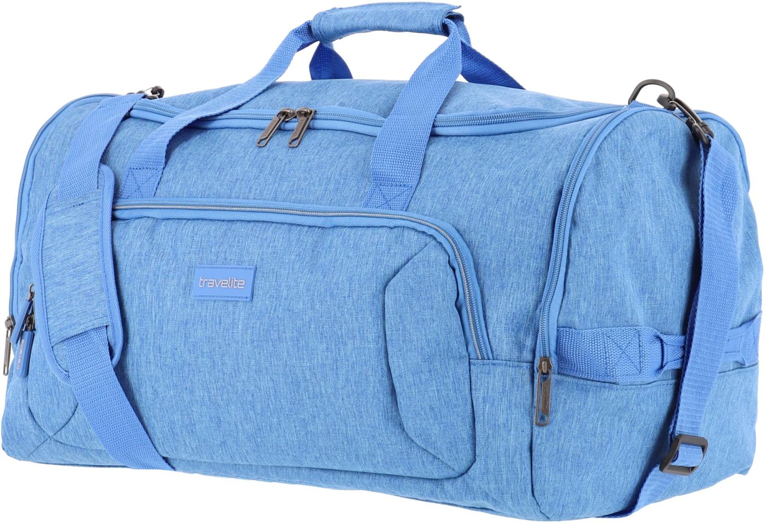 sportliche Reisetasche hellblau Travelite Boja Weekender Blue