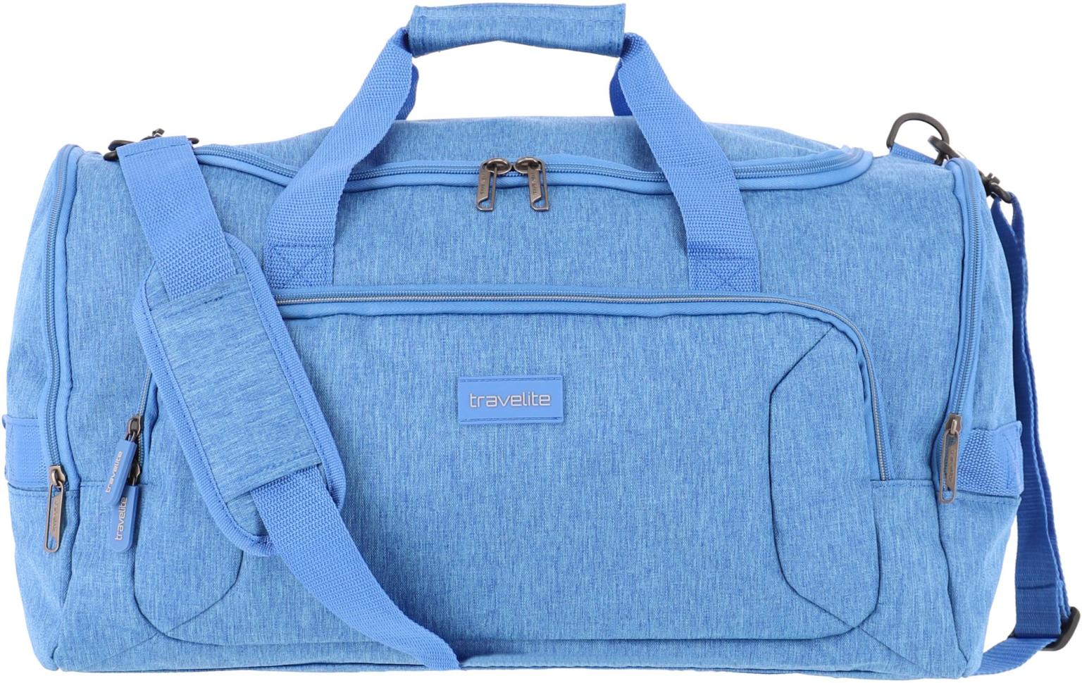 sportliche Reisetasche hellblau Travelite Boja Weekender Blue