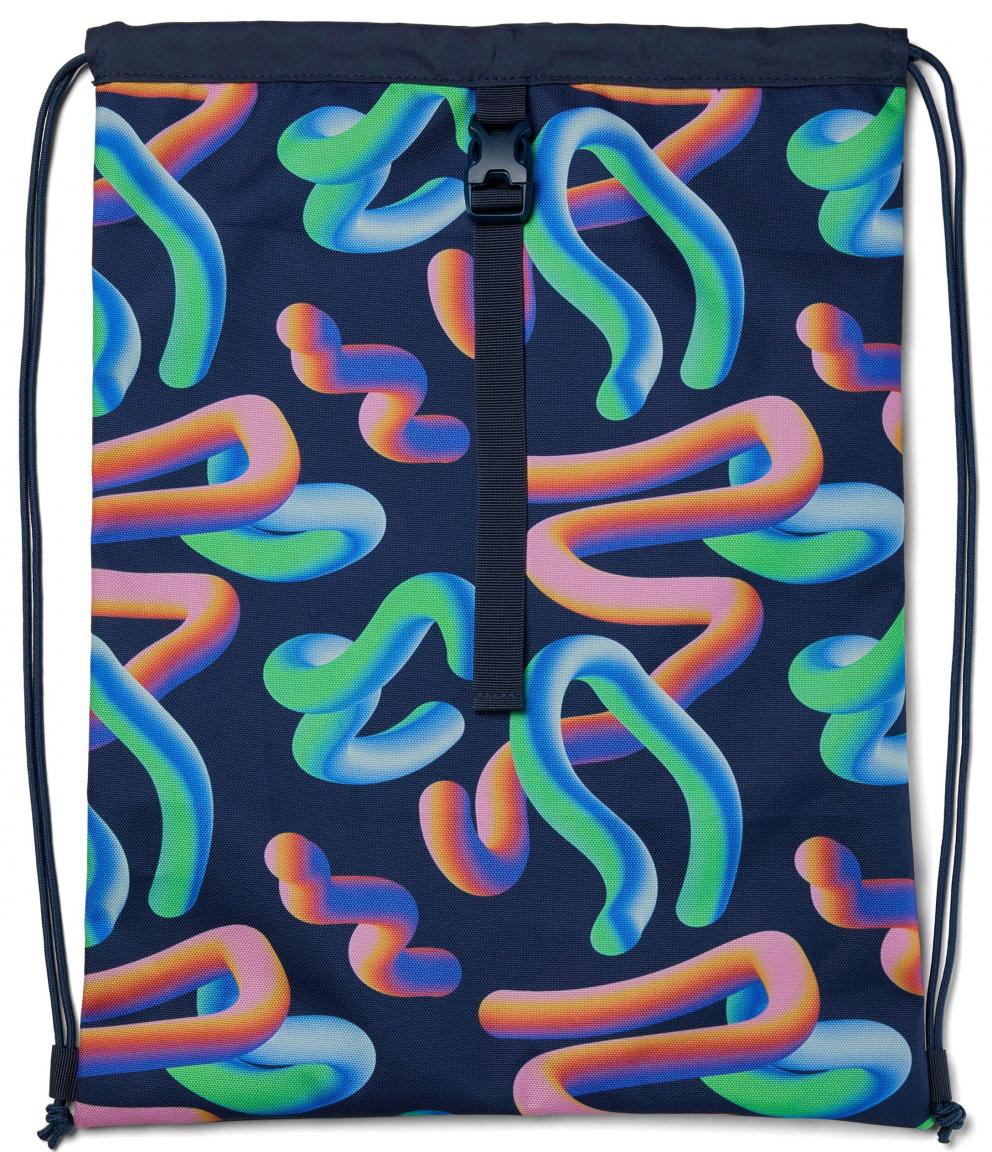sportlicher Beutel Satch Crazy Twist farbenfroh recycelt