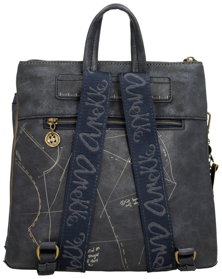 strassbesetzter Damenrucksack Anekke Mademoiselle Boutique dunkelblau