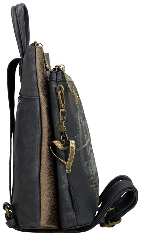 strassbesetzter Damenrucksack Anekke Mademoiselle Boutique dunkelblau