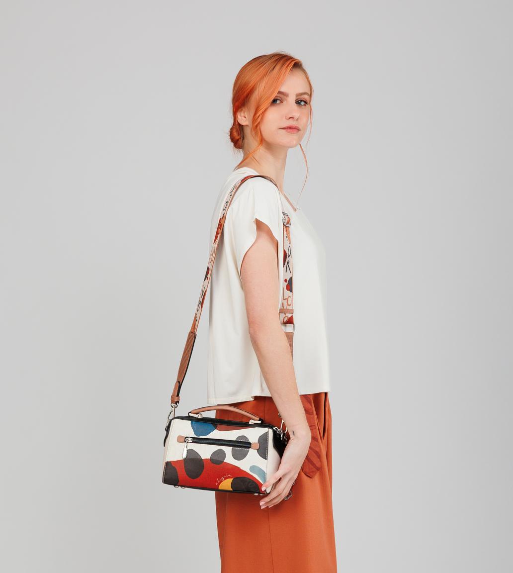 stylische Handtasche Anekke Alma Lunares Beige