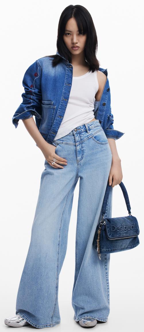 trendige Jeans Crossovertasche Desigual Venecia 3.0