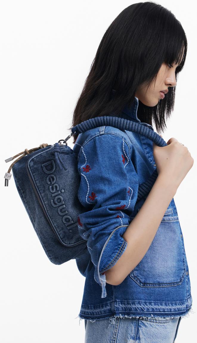 trendige Jeans Crossovertasche Desigual Venecia 3.0