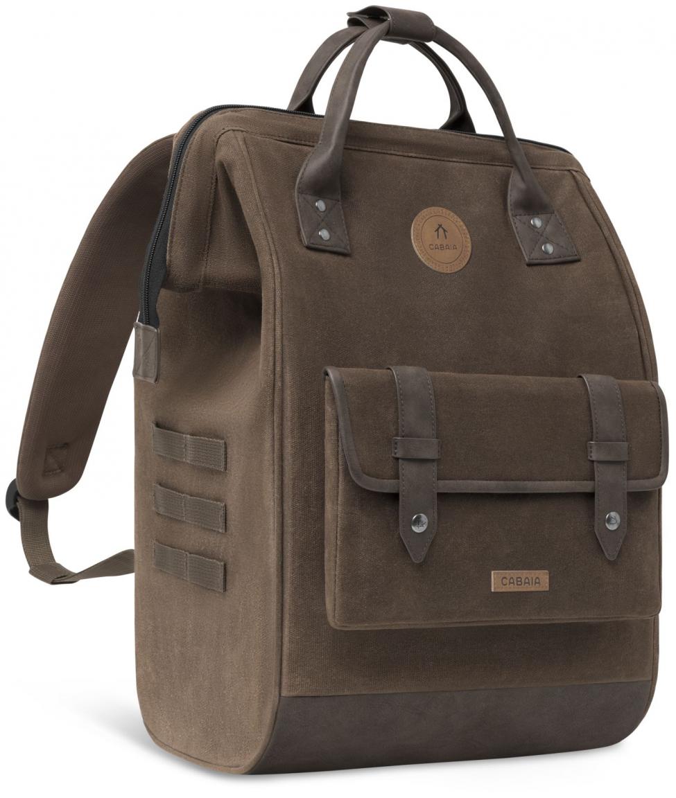 urbaner Backpack Soyo braun Canvas Cabaia Adventurer gewachst Large
