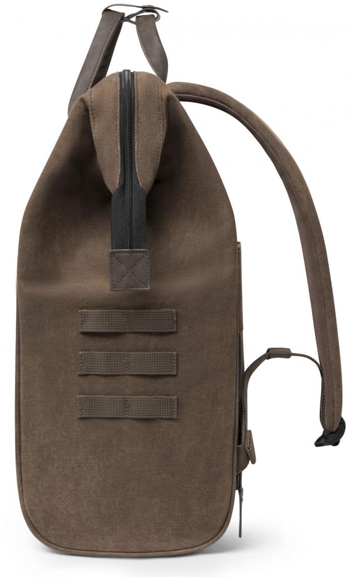 urbaner Backpack Soyo braun Canvas Cabaia Adventurer gewachst Large
