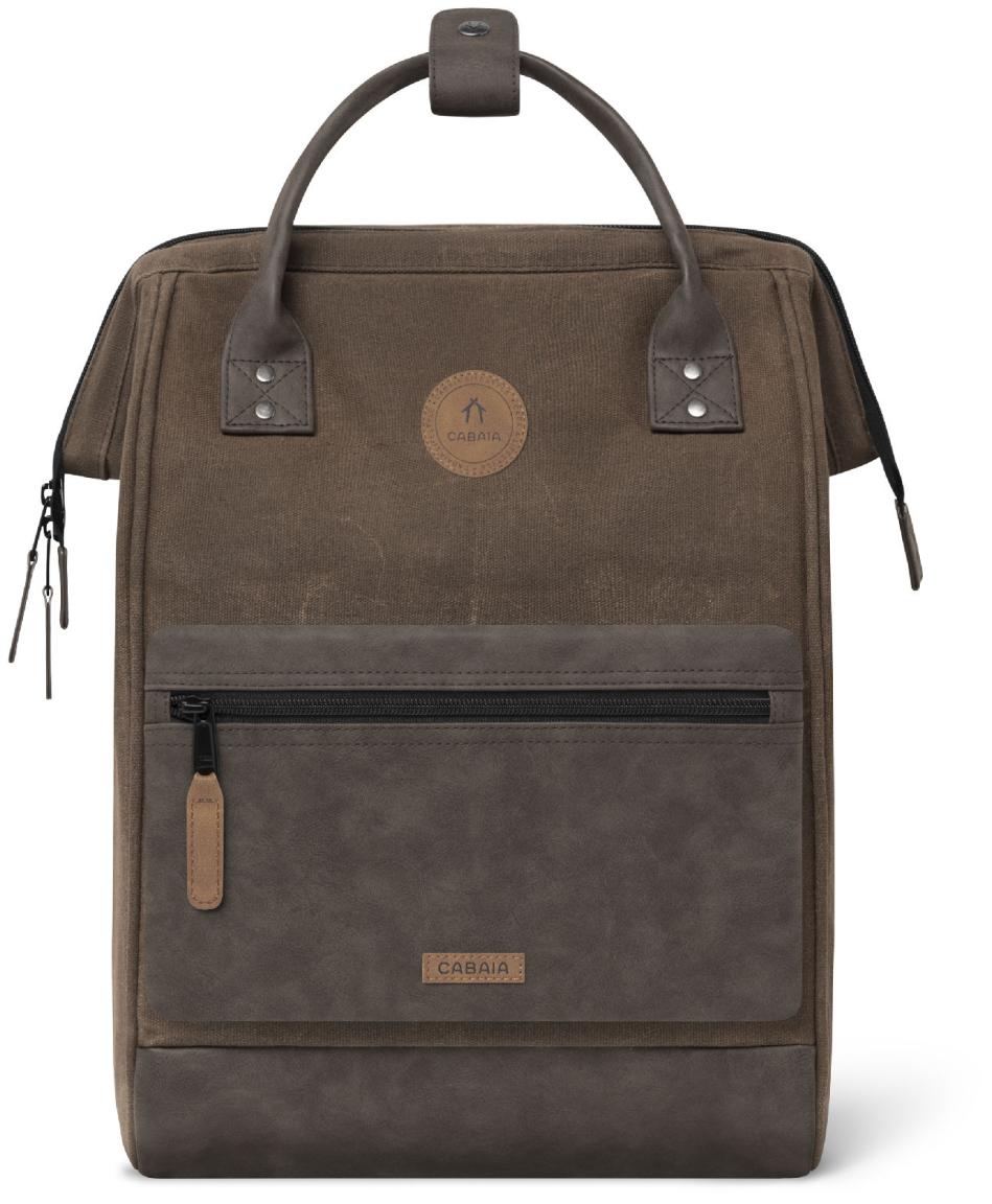 urbaner Rucksack Cabaia Soyo gewachst Medium dunkelbraun