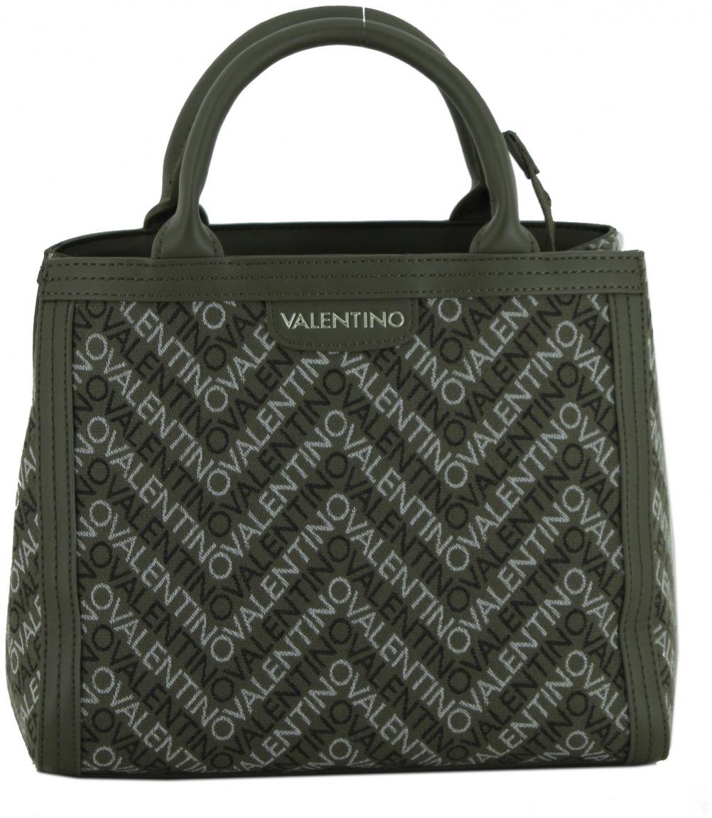 variable Kurzgrifftasche Valentino Blizzard schwarz Logoprint