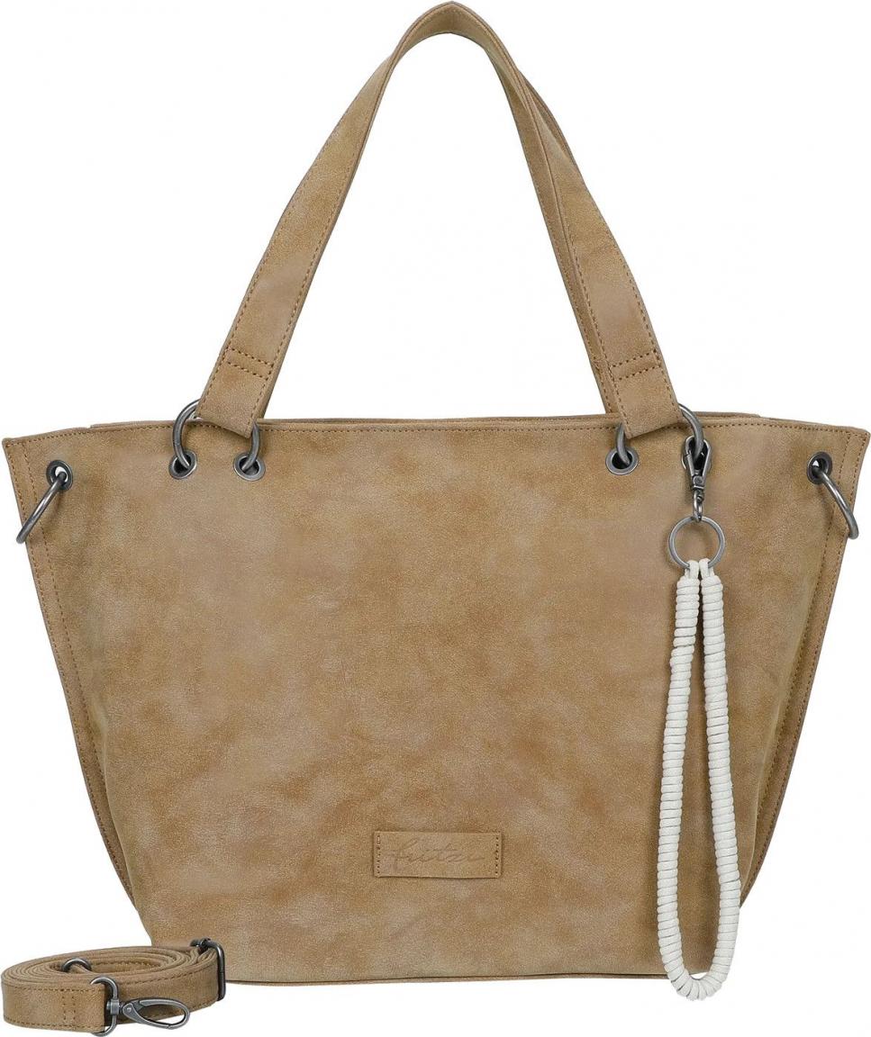 vegane Damentasche Fritzi Shopper Fritzi aus Preußen Cracker Hellbraun Vintage