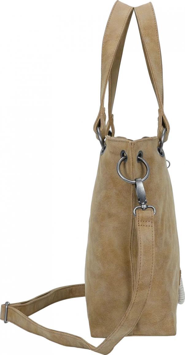 vegane Damentasche Fritzi Shopper Fritzi aus Preußen Cracker Hellbraun Vintage