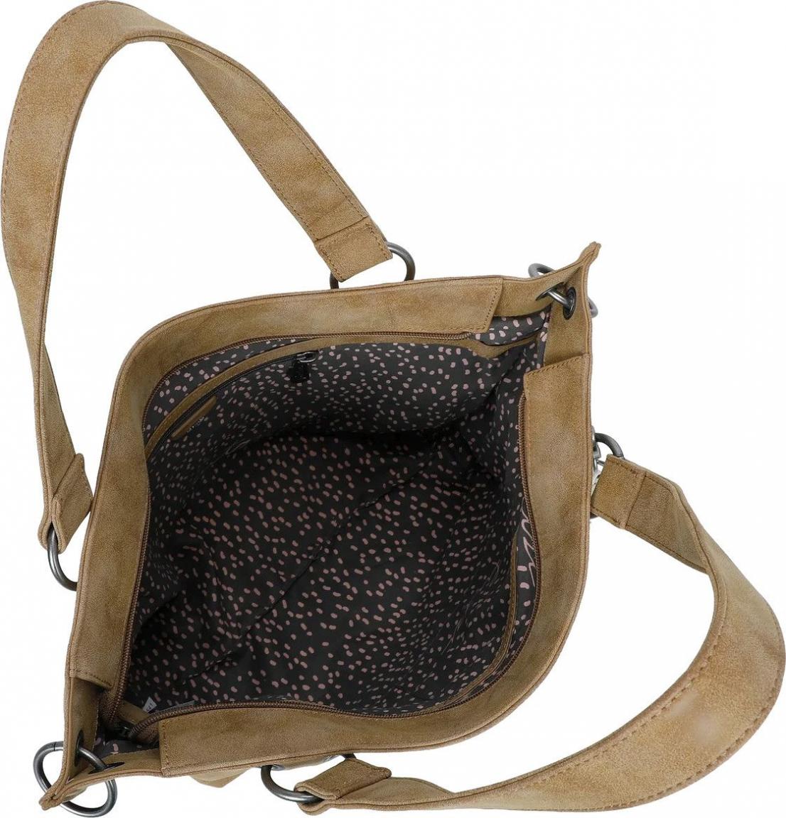 vegane Damentasche Fritzi Shopper Fritzi aus Preußen Cracker Hellbraun Vintage