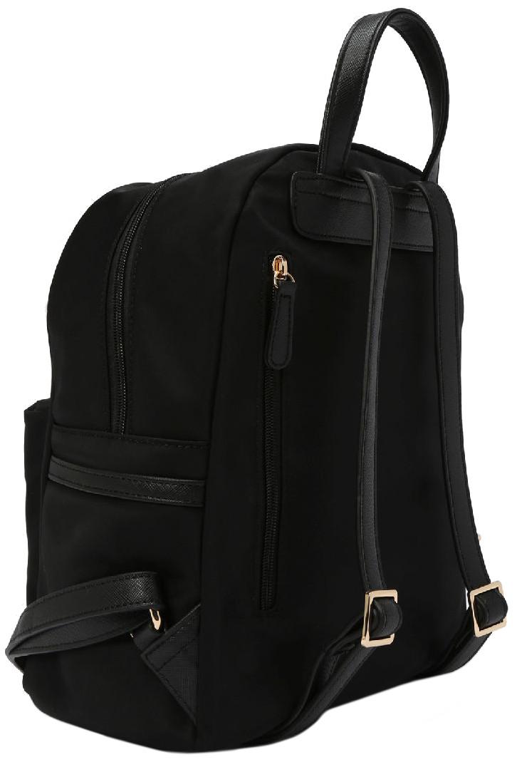 veganer L.Credi Freizeitrucksack schwarz Nylon kompakt Alena