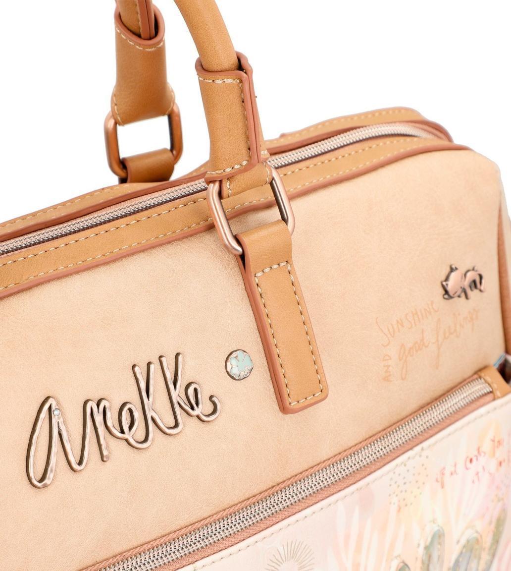 verspielte Businesstasche Anekke Mediterranean Tablet IPad Beige Bunt Metallcharme