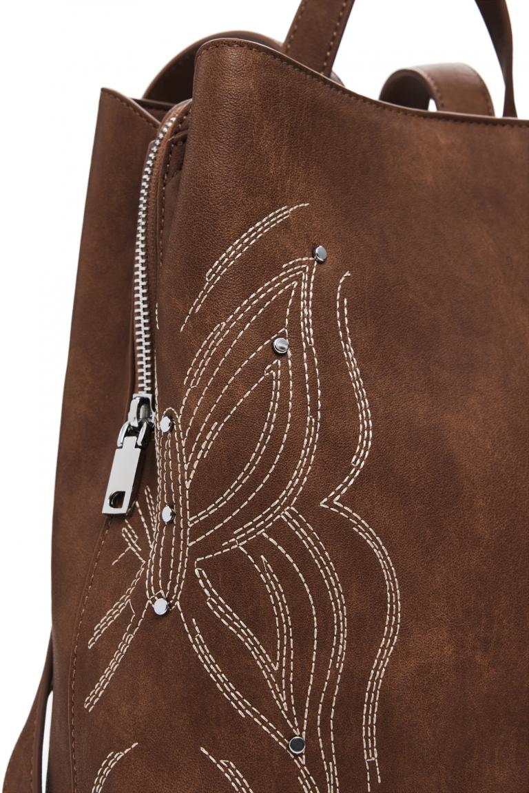 verspielter Tagesrucksack Sumy Desigual Schmetterling Goodall braun