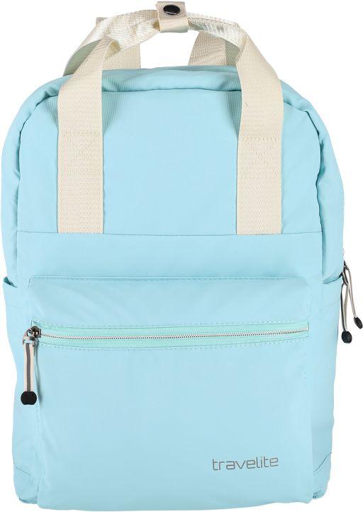 wasserabweisender Outdoorrucksack hellblau beschichtet Travelite Basics Aqua