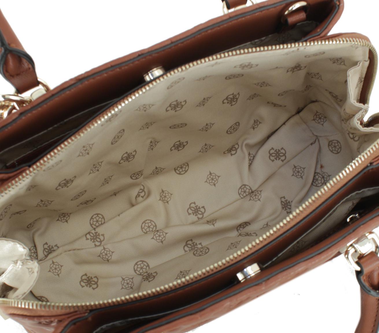 weiße Damentasche mit Logoprägung Guess La Femme Girlfriend Satchel