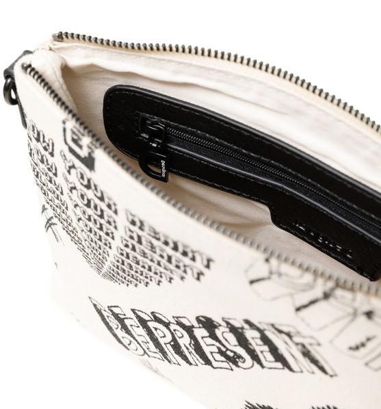 zweigeteile Damenhandtasche Desigual Jaleo Durban Double Blanco Lino schwarz beige