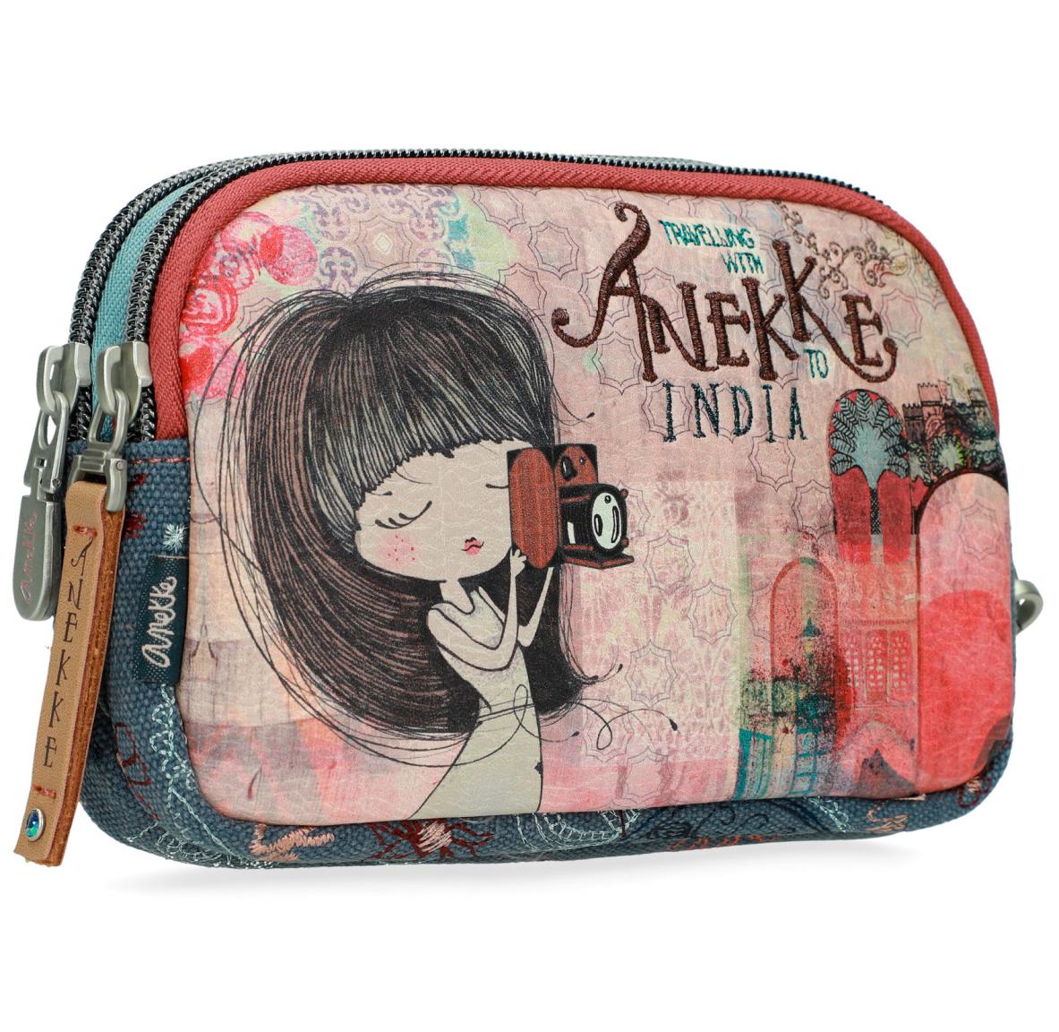 zweiteiliger Taschenorganizer Etui Anekke India Stickerei