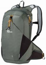 Sportrucksack Jack Wolfskin Gecko Green Moab Jam 16 Liter Aeroshape grün