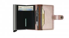 Secrid Kartenmäppchen Miniwallet Metallic Rose glänzend