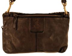 Harbour 2nd Philipine Crossover Ledertasche geflochten cognac